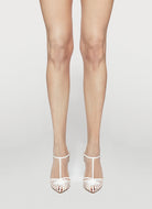 white cage sandal