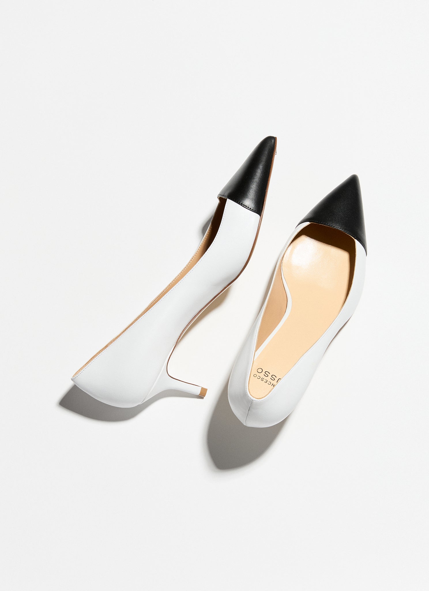 black white pump