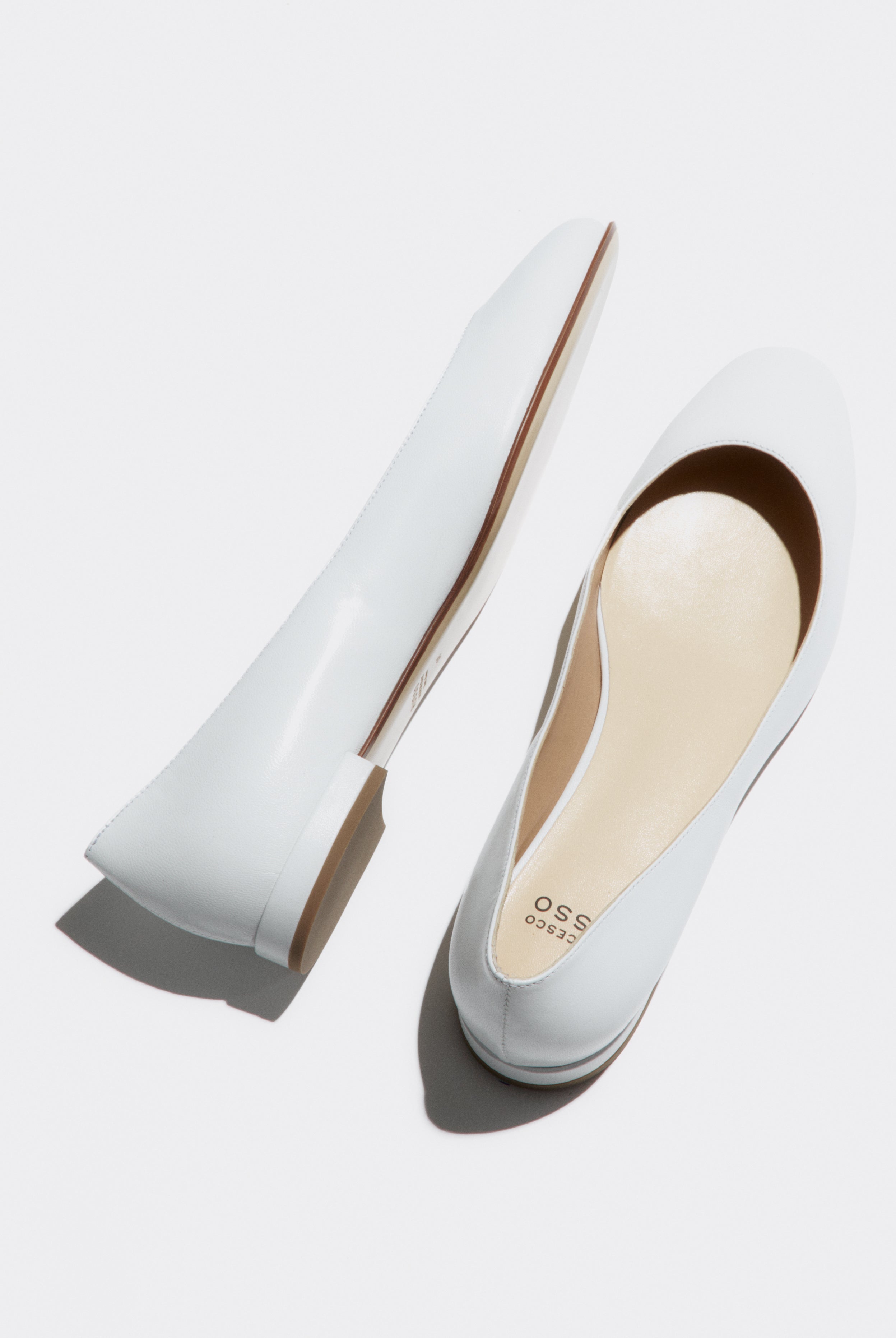 ballerina pelle bianca