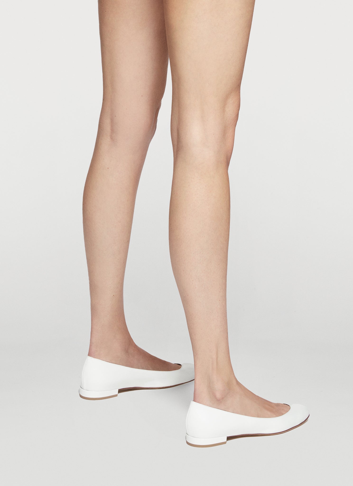 ballerina pelle bianca