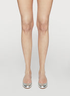 ballerina pelle argento