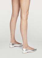 ballerina pelle argento