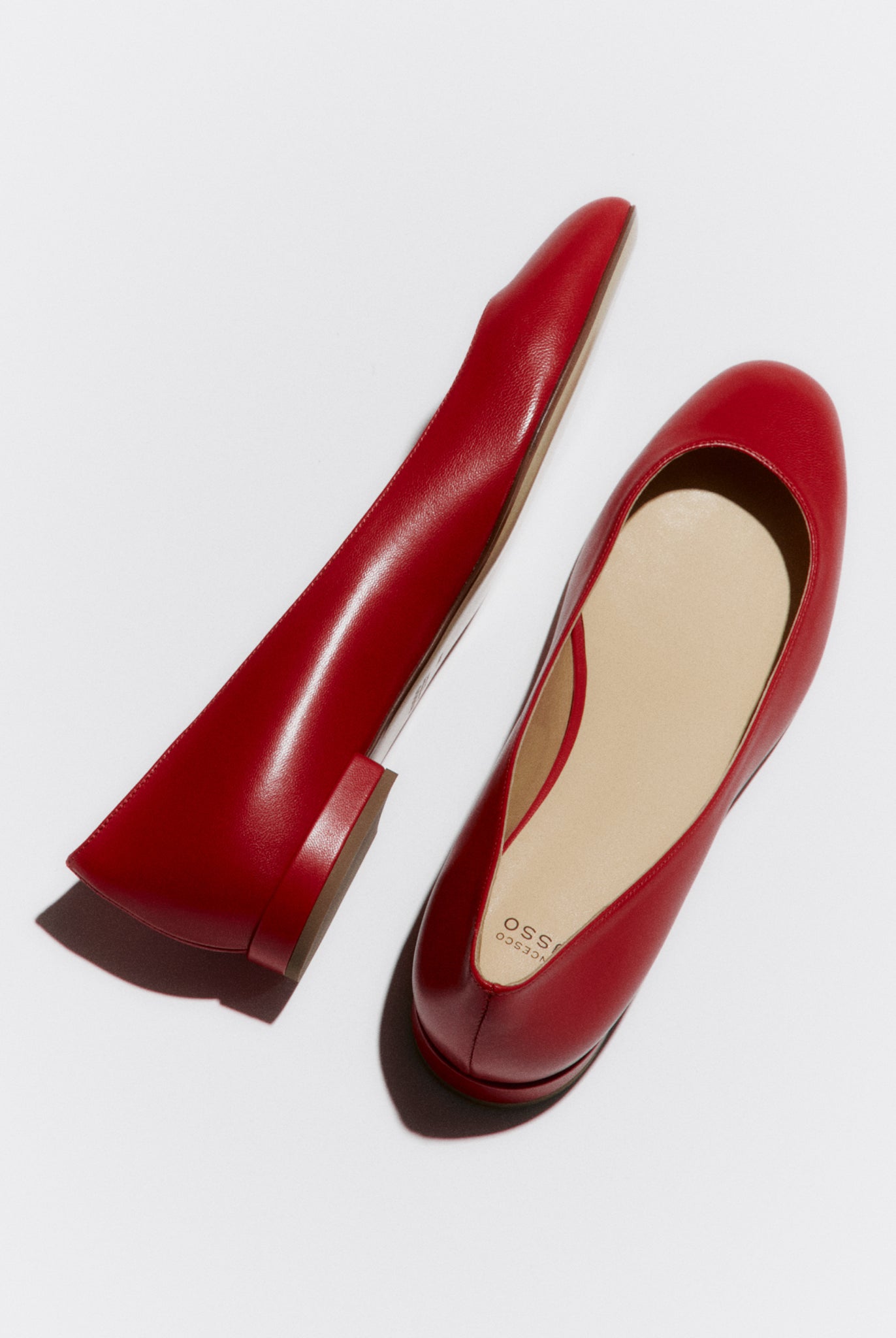 ballerina pelle rossa