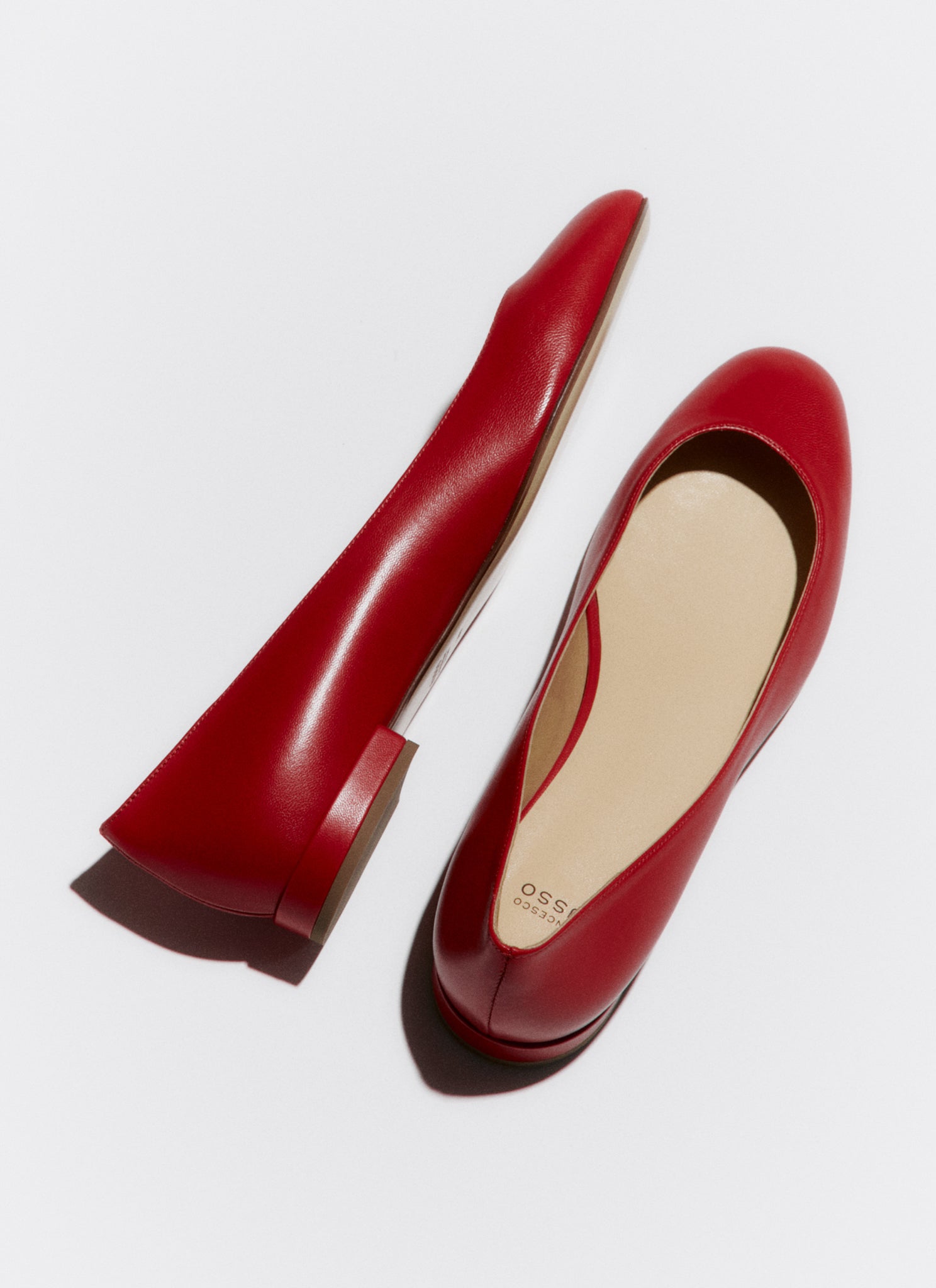 ballerina pelle rossa