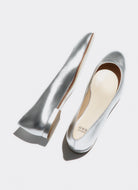ballerina pelle argento