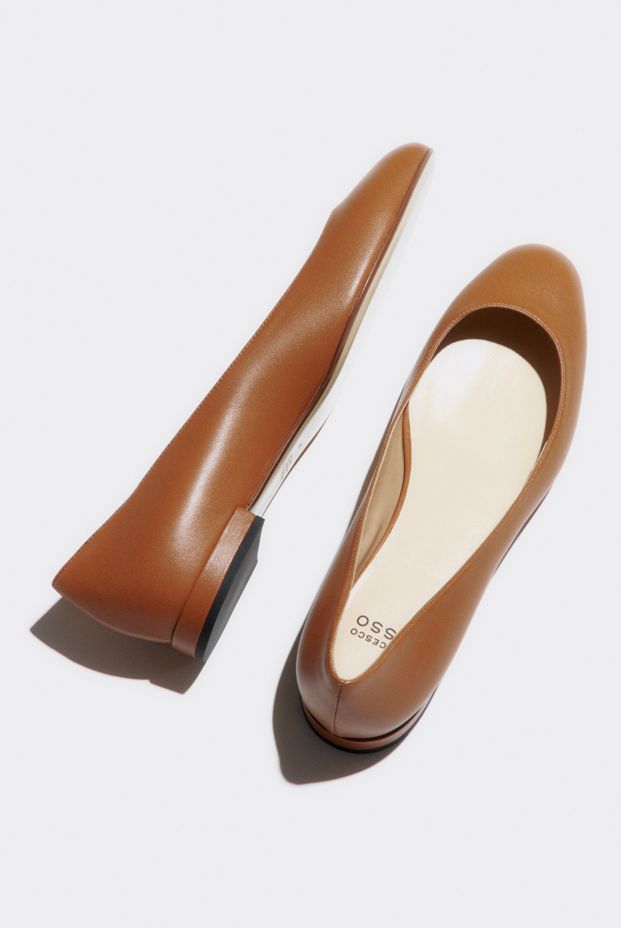 ballerina pelle tan