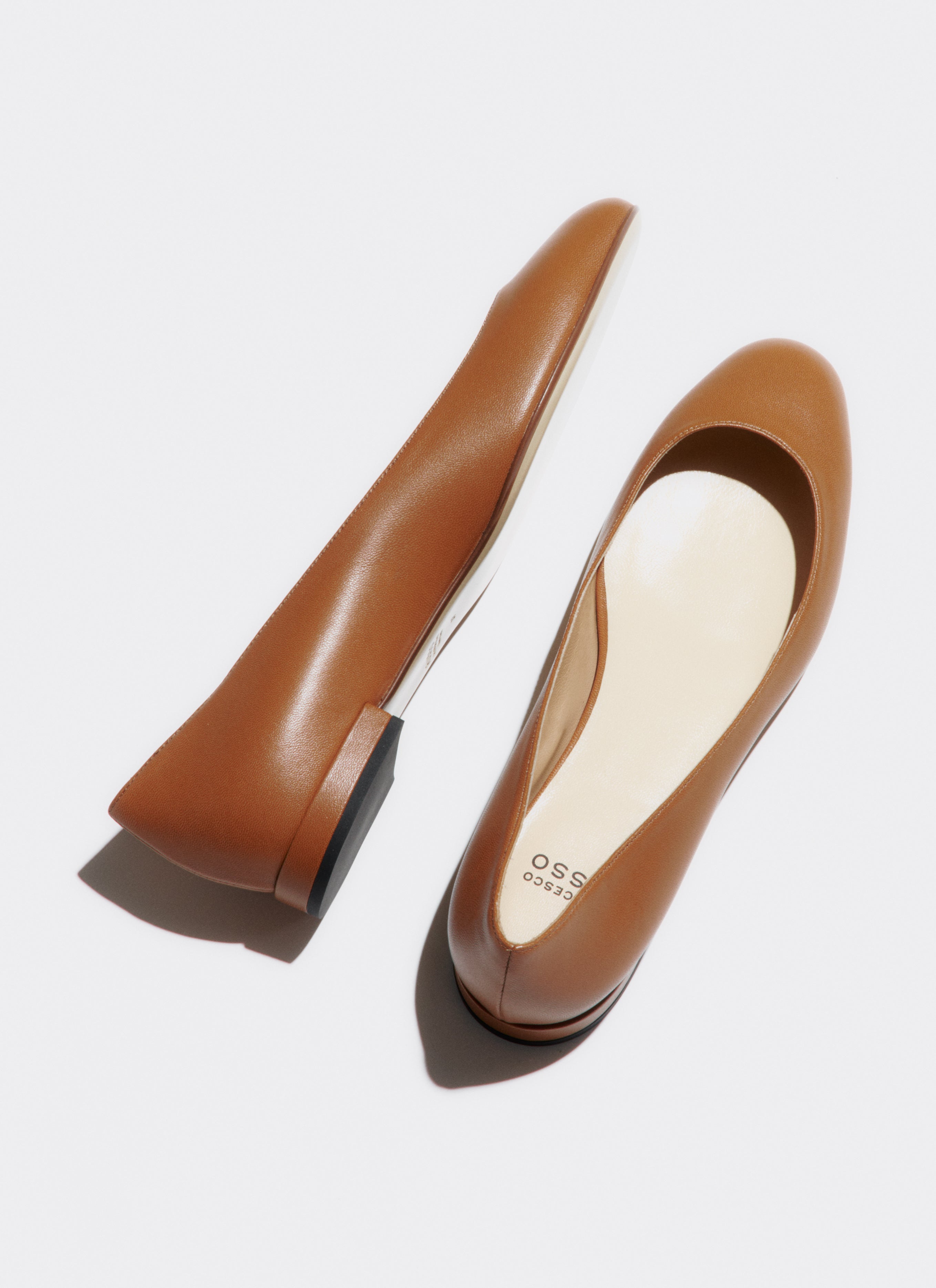 ballerina pelle tan