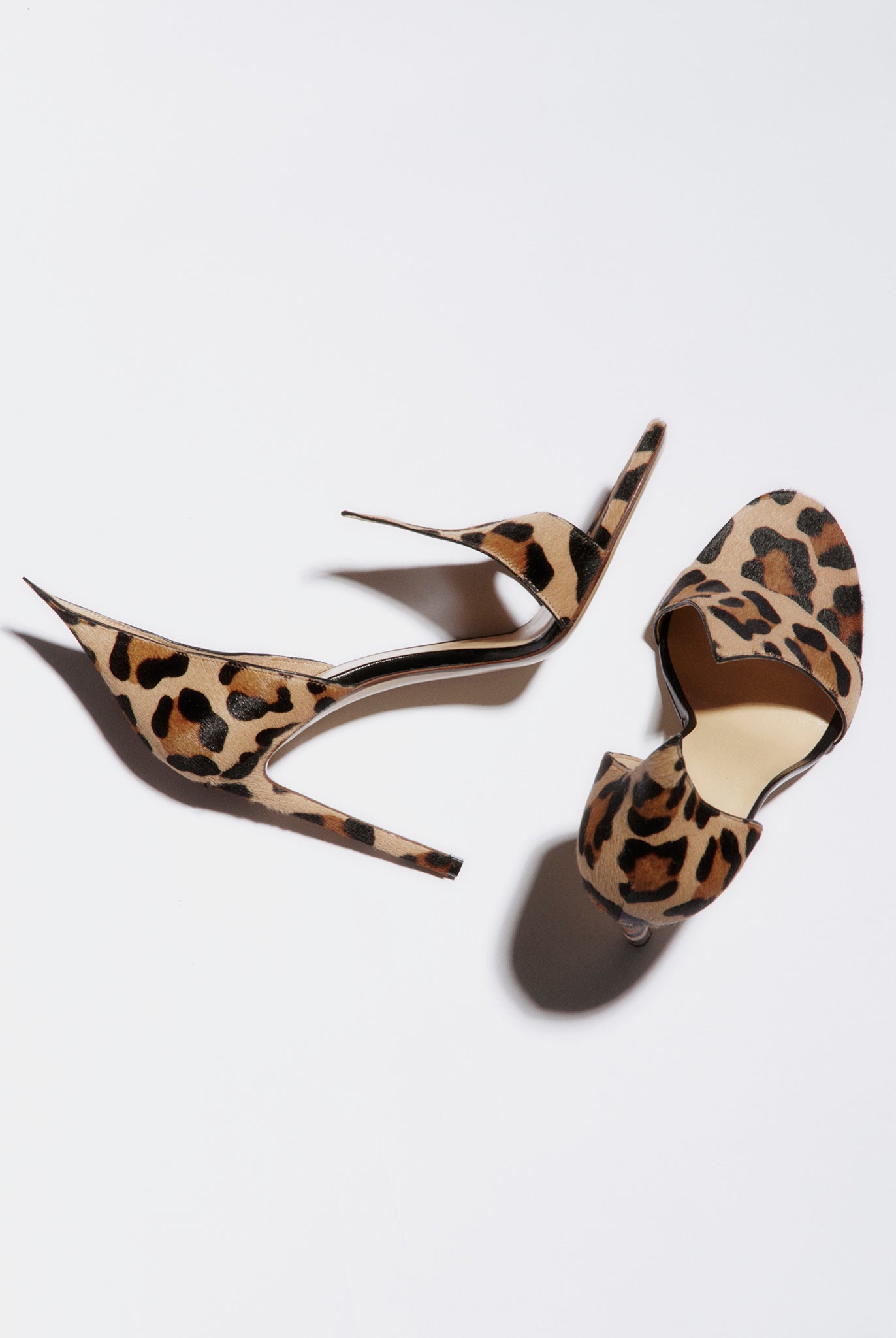 leopard flame sandal