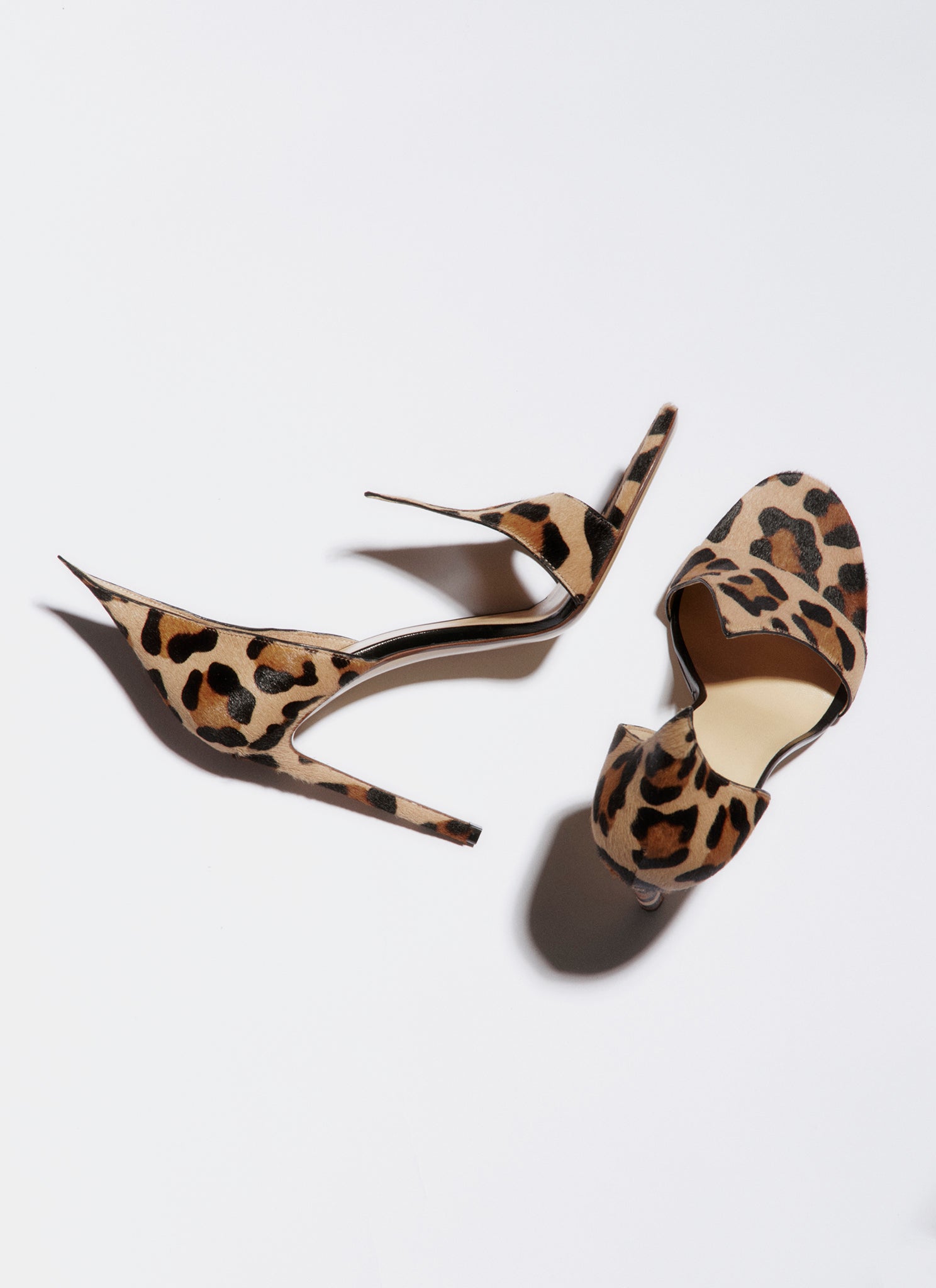 leopard flame sandal