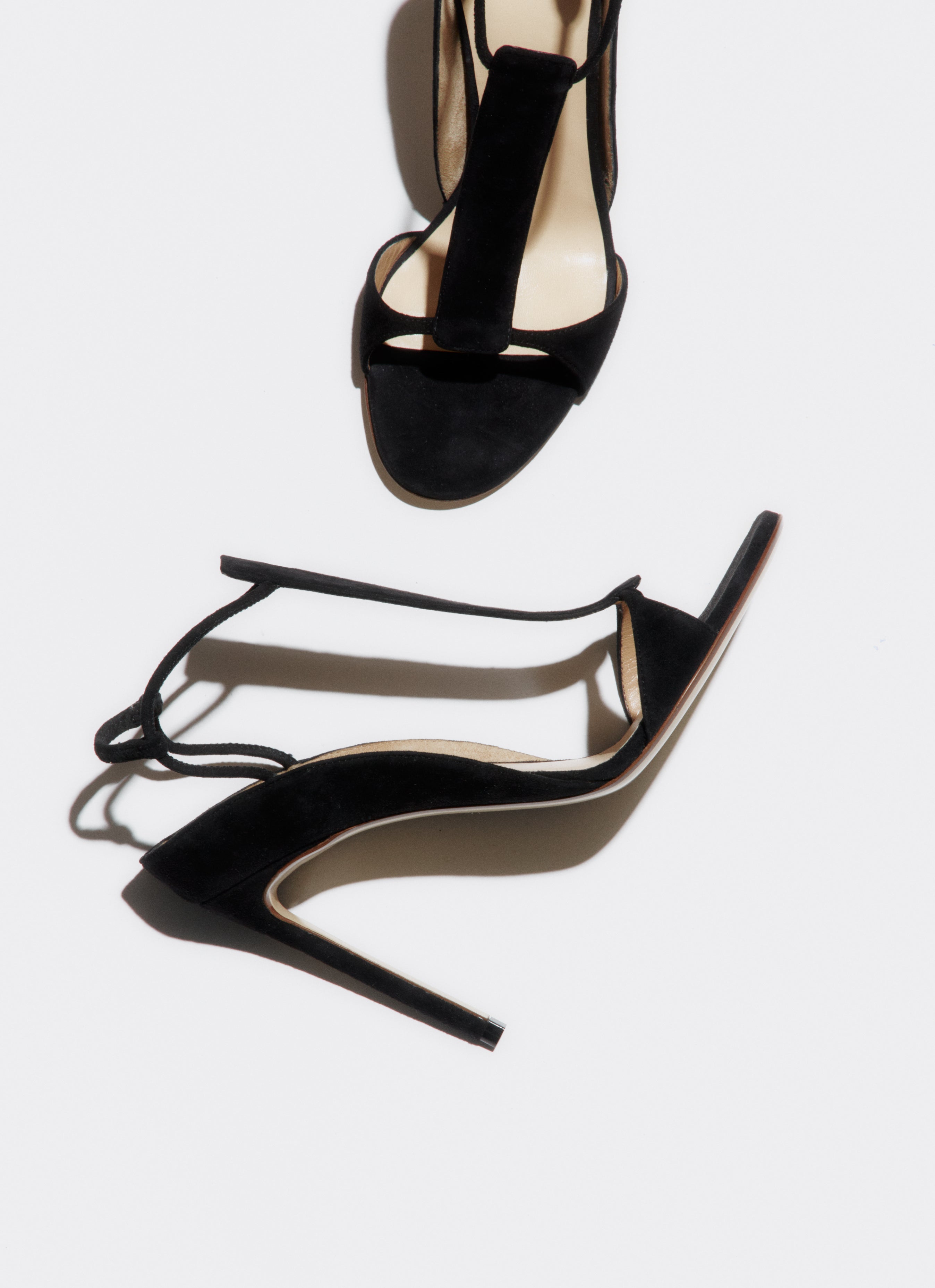 black sandal