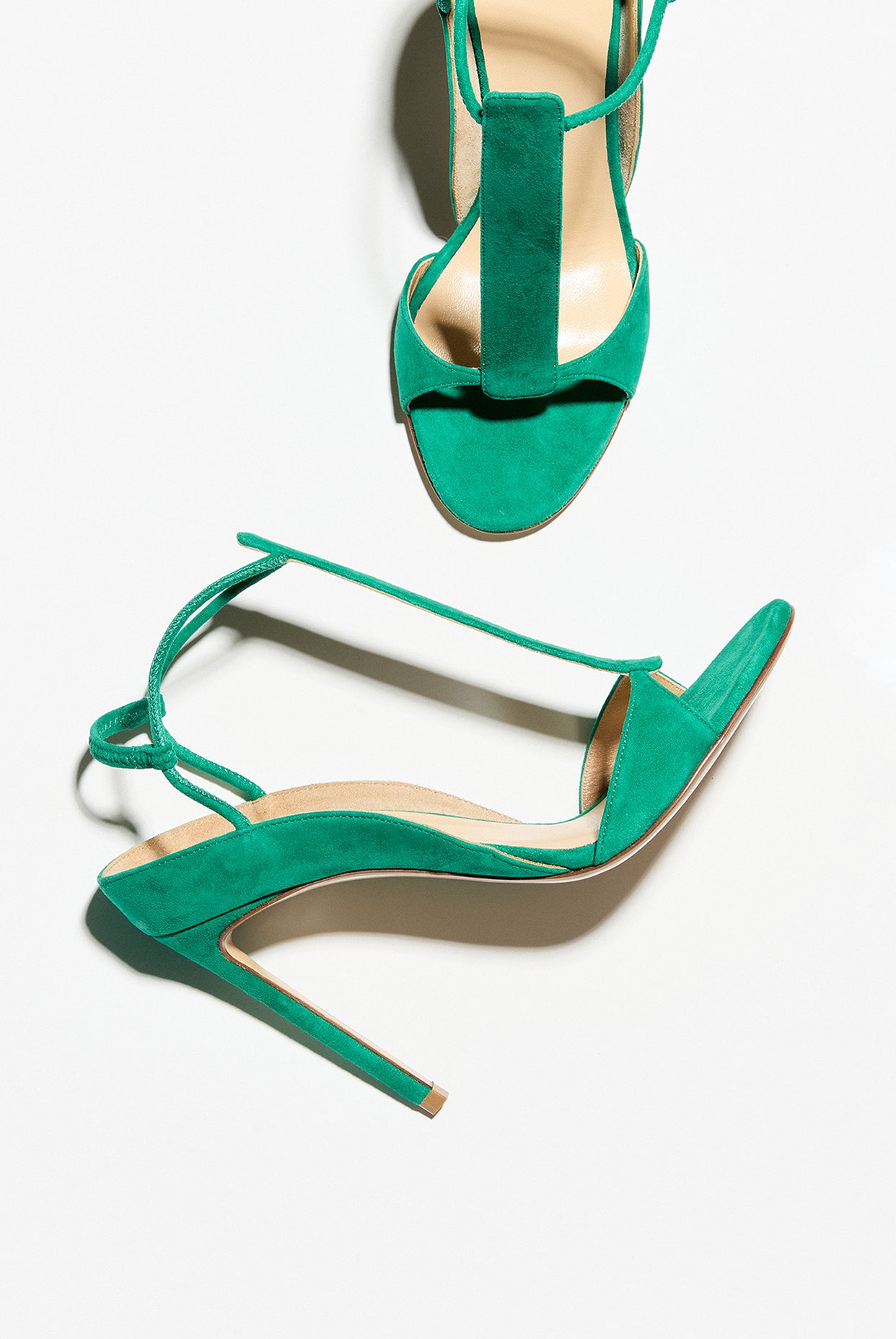 green sandal