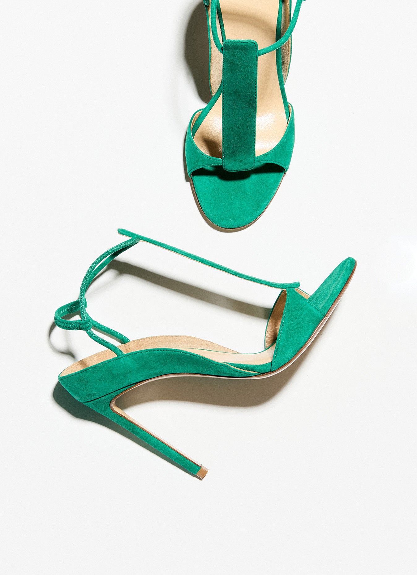green sandal