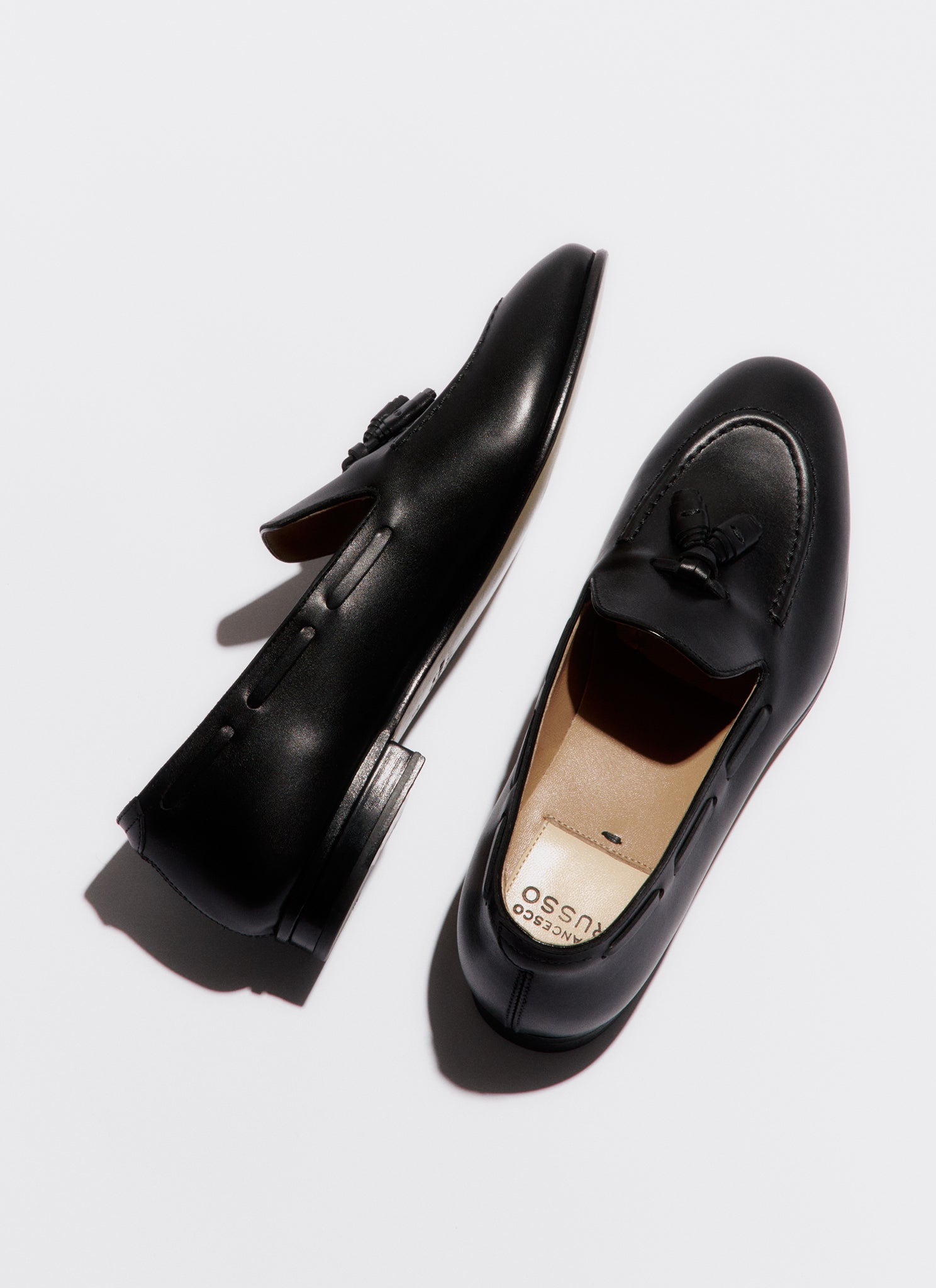 black loafer
