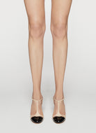 black nude pump