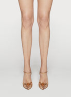 gold cage sandal