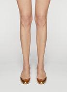 ballerina pelle oro