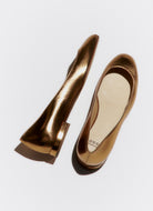 ballerina pelle oro